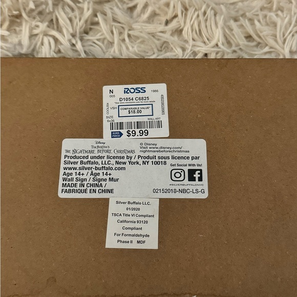 Nightmare Before Christmas Wall Decor - Picture 3 of 5